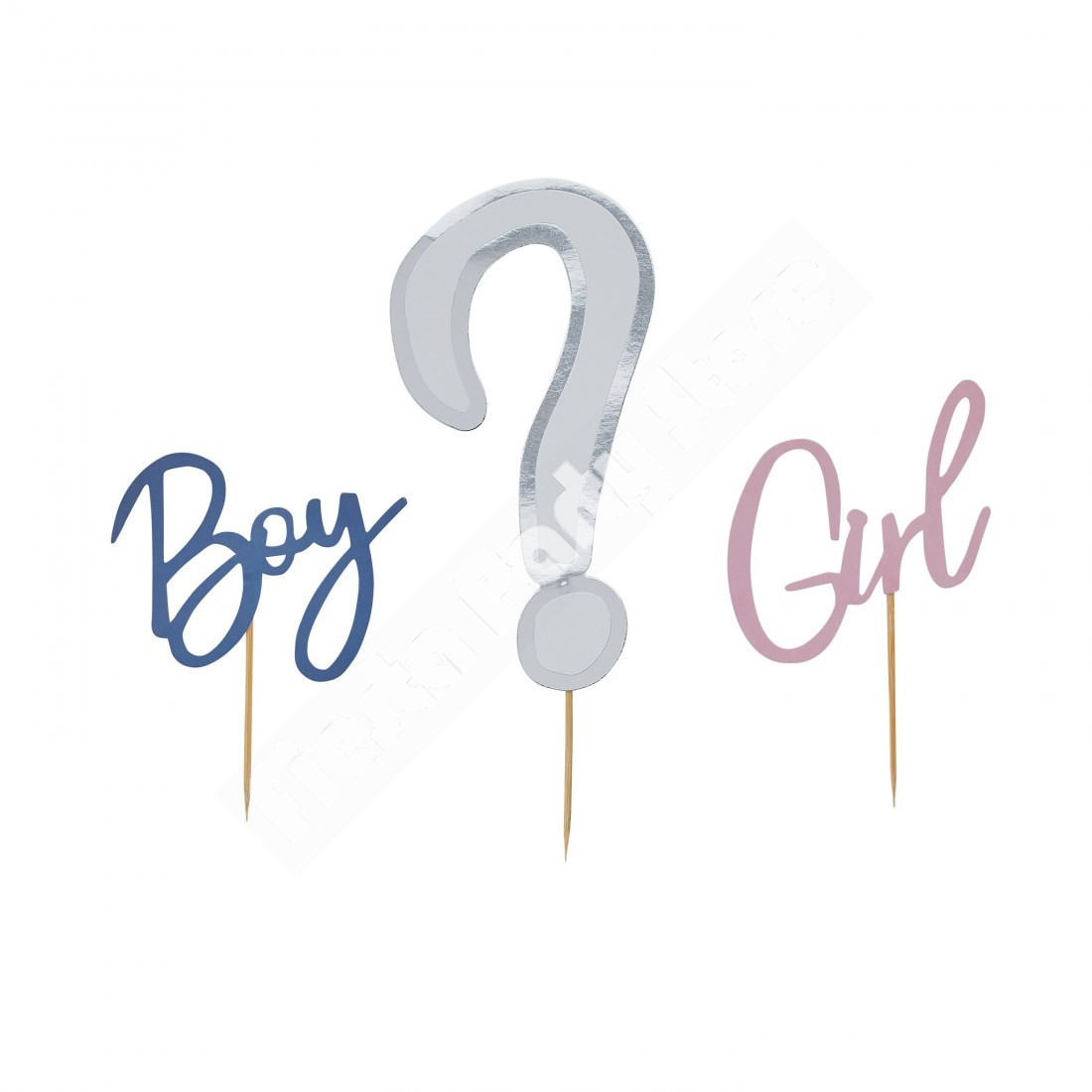 Gender Reveal Cake Topper Set | Reveal Your Baby's Gender